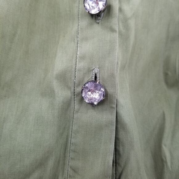 Carlye Vintage green 1950's dress fit and flair XS Extra Small sleeveless - Picture 6 of 8